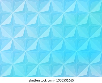Neon glow abstract gradient background with geometric ornament. Gradient trendy colours decoration with graphic mosaic. Vector backdrop for ads, covers, decorations,  cards, web, applications etc