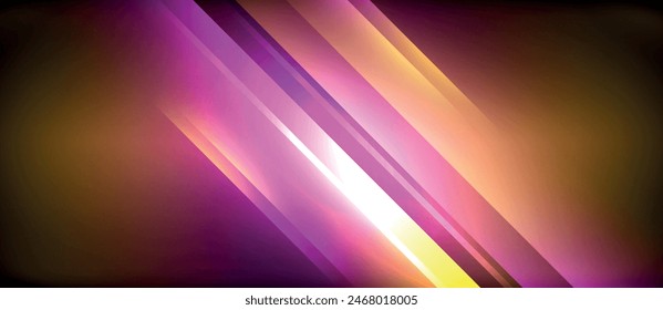 Neon glowing circle rays, light round lines in the dark, planet style neon wave lines. Energetic electric concept design for wallpaper, banner, background