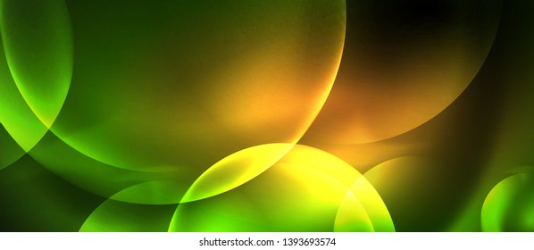 Rodajes ondulados de neón fondo abstracto vectorial, plantilla vectorial