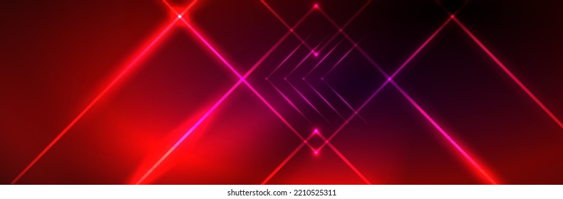 Neon glowing fluid wave lines, magic energy space light concept. Vector illustration for wallpaper, banner, background, leaflet, catalog, cover, flyer