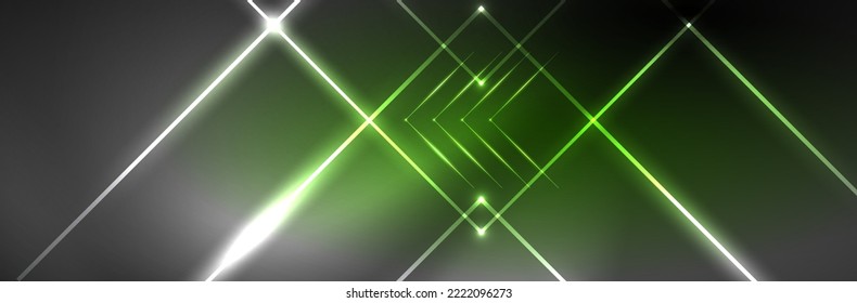 Líneas de onda de fluidos brillantes neones, concepto de luz espacial mágica. Ilustración vectorial de papel tapiz, banner, fondo, folleto, catálogo, cubierta, volante