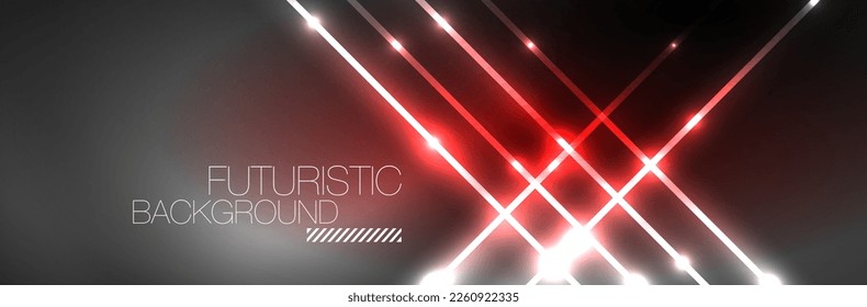 Neon glowing fluid wave lines, magic energy space light concept. Vector illustration for wallpaper, banner, background, leaflet, catalog, cover, flyer