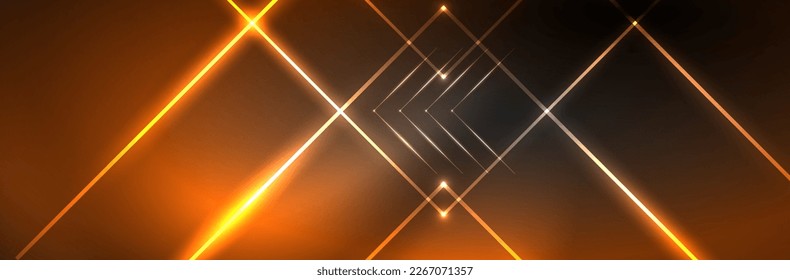 Neon glowing fluid wave lines, magic energy space light concept. Vector illustration for wallpaper, banner, background, leaflet, catalog, cover, flyer