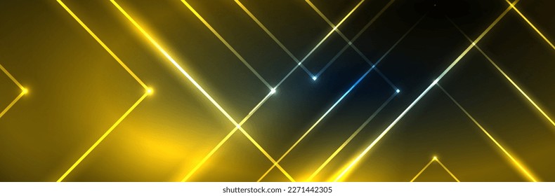 Neon glowing fluid wave lines, magic energy space light concept. Vector illustration for wallpaper, banner, background, leaflet, catalog, cover, flyer