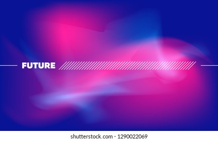 Neon glowing lights futuristic background. Colorful geometric abstract vector wallpaper. Can be used for web pages, presentations and print.