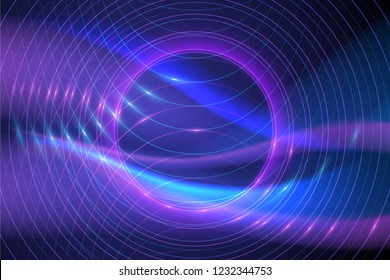 Neon glowing lines background