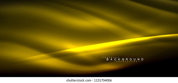 Neon glowing lines, magic energy space light concept, abstract background wallpaper design, vector illustration