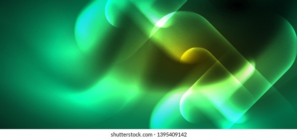 Neonleuchtende Techno-Linien, blaue futuristische, abstrakte Hintergrund-Vorlage für High-Tech-Produkte, Vektordesign