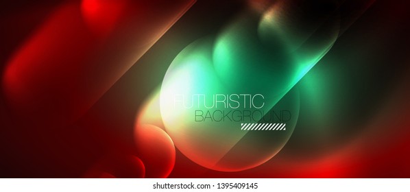 Líneas tecno brillantes de neón, plantilla de fondo abstracta azul de alta tecnología futurista, diseño vectorial
