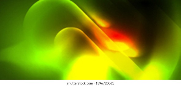 Líneas tecno brillantes de neón, plantilla de fondo abstracta azul de alta tecnología futurista, diseño vectorial