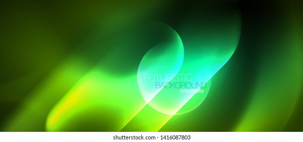 Neonleuchtende Techno-Linien, blaue futuristische, abstrakte Hintergrund-Vorlage für High-Tech-Produkte, Vektordesign