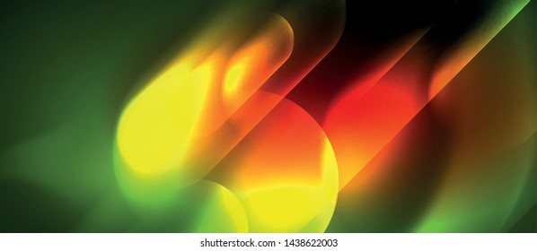 Líneas tecno brillantes de neón, plantilla de fondo abstracta azul de alta tecnología futurista, diseño vectorial