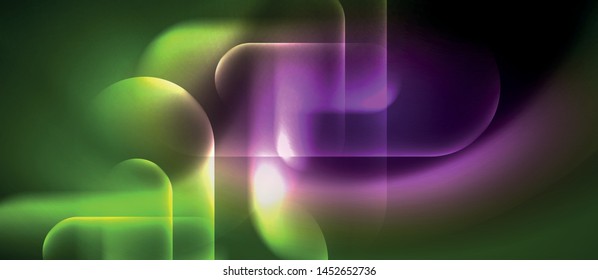 Neonleuchtende Techno-Linien, blaue futuristische, abstrakte Hintergrund-Vorlage für High-Tech-Produkte, Vektordesign