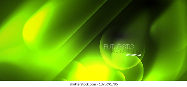 Neon linhas de tecno brilhantes, modelo de fundo abstrato futurista de alta tecnologia, vetor