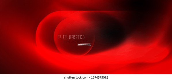 Neon glowing techno lines, hi-tech futuristic abstract background template, vector