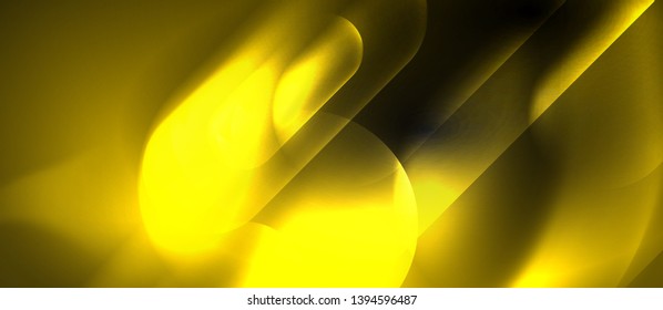Líneas tecno brillantes de neón, plantilla de fondo abstracto de alta tecnología futurista, vector