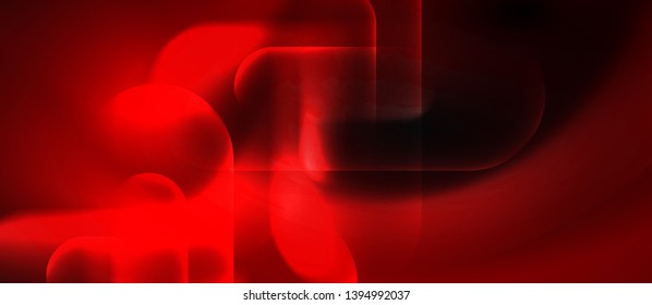 Neon glowing techno lines, hi-tech futuristic abstract background template, vector