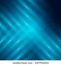 Neon glowing techno lines, hi-tech futuristic abstract background template with square shapes