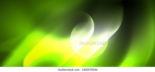Neon glowing techno lines, hi-tech futuristic abstract background template, vector