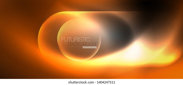 Neon glowing techno lines, hi-tech futuristic abstract background template, vector