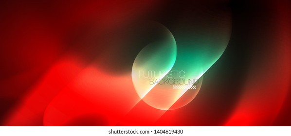 Líneas tecno brillantes de neón, plantilla de fondo abstracto de alta tecnología futurista, vector