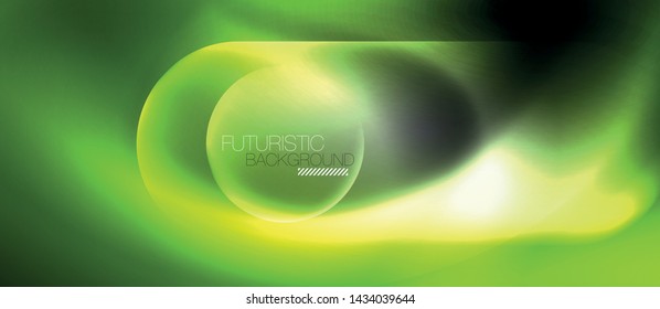 Neon glowing techno lines, hi-tech futuristic abstract background template, vector