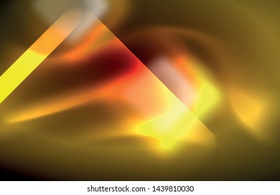 Neonleuchtende Techno-Linien, futuristisch abstrakte High-Tech-Hintergrundvorlage mit quadratischen Formen und Linien