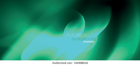 Líneas tecno brillantes de neón, plantilla de fondo abstracto de alta tecnología futurista, vector