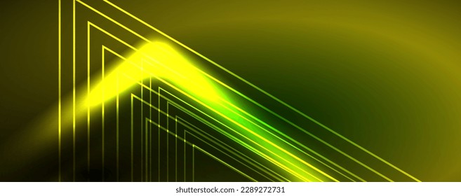 Líneas tecno brillantes, plantilla de fondo abstracto de alta tecnología futurista. Ilustración vectorial de papel tapiz, banner, fondo, folleto, catálogo, cubierta, volante