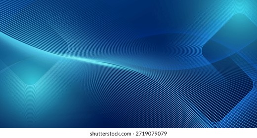 Neon linhas de tecno brilhantes, modelo de fundo abstrato futurista de alta tecnologia com formas quadradas
