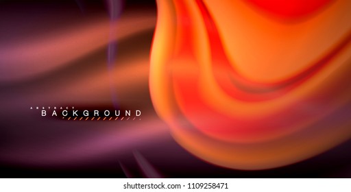 Neon glowing wave, magic energy and light motion background. Vector illustration