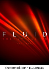 Neon glowing wave, magic energy and light motion background. Vertical orientation