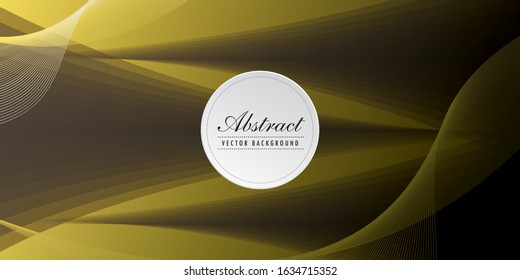 Neon glowing wave, magic energy and light motion background. Vector wallpaper template