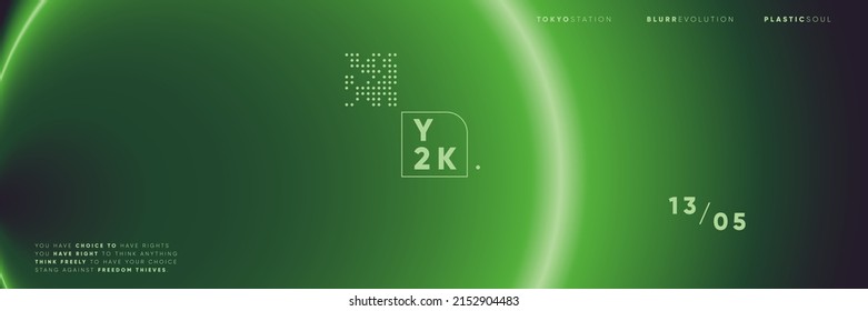 Neon gradient blurred pattern background. Vector wide horizontal y2k trendy modern backdrop template.
