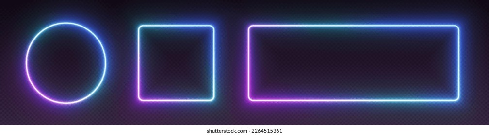 glowing rectangle  vector