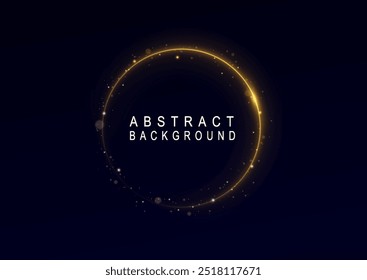 Neon gradient frames, set of glowing round futuristic design elements. Bright geometric shapes, modern sign collection. Bright circle. Light effect of curved line Blue portal, platform. Dust effect