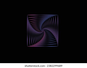 neon gradient geometric element  backrouns