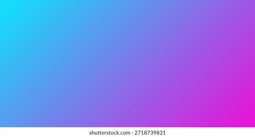Textura de gradiente de neón. Textura degradada azul, rosa y púrpura. fondo. Rectángulo abstracto de color. Vibrante cyber futurista bg. Ilustración vectorial de diseño moderno aislado sobre fondo blanco.