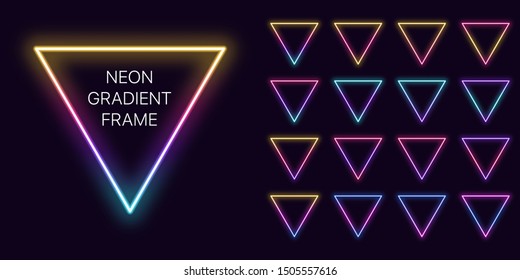element set gradient Neon