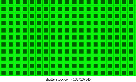 Neon Green Geometric Square Background Pattern