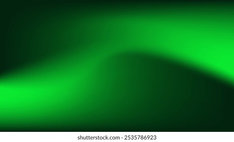 Neon green gradient mesh abstract background nice for wallpaper, banner or card