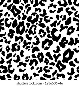 Neon green leopard seamless pattern in 80s-90s style. Exotic animal background.