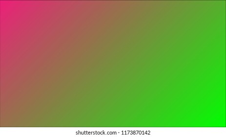 Neon green and pink abstract gradient mesh vector background with copy space 