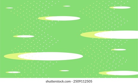 Neon Green Speed Lines Motion Effect Hintergrund, Flat Comic