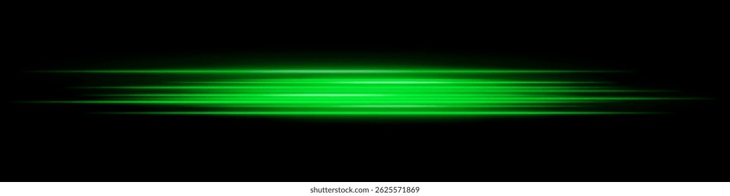 Neon green speed lines on dark background. Great for energetic UI visuals, transitions, or sci-fi themed designs.