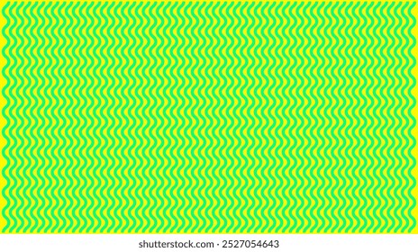 Neon Green zig zag lines pattern on yellow background for banner design, brochures, logo, template, flyer, wall and many more. It is customizable file..