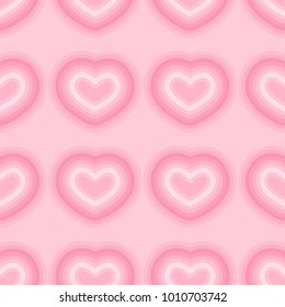 neon heart pattern vector
