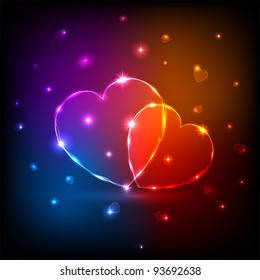 Neon Hearts