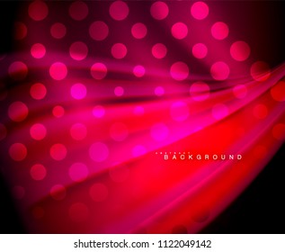 Neon holographic fluid color wave for web, wallpaper, pattern, texture and background. Vector illustration