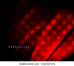 Neon holographic fluid color wave for web, wallpaper, pattern, texture and background. Vector illustration